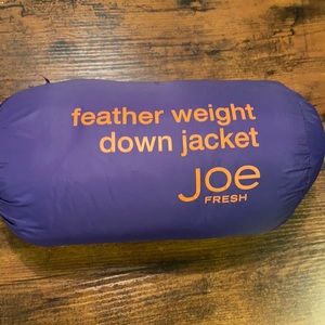 Pack away down jacket